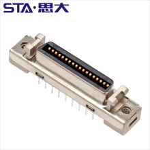 Straight 180Degree 26Pin SCSI MDR Female PCB Connector 10226-6212PC for Servo